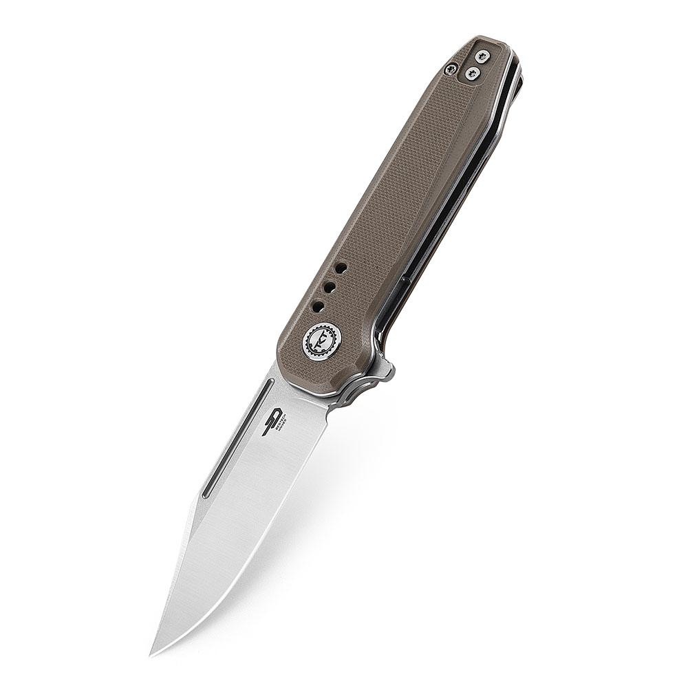 картинка Нож Bestech Syntax сталь 154CM, рукоять G10 бежевая