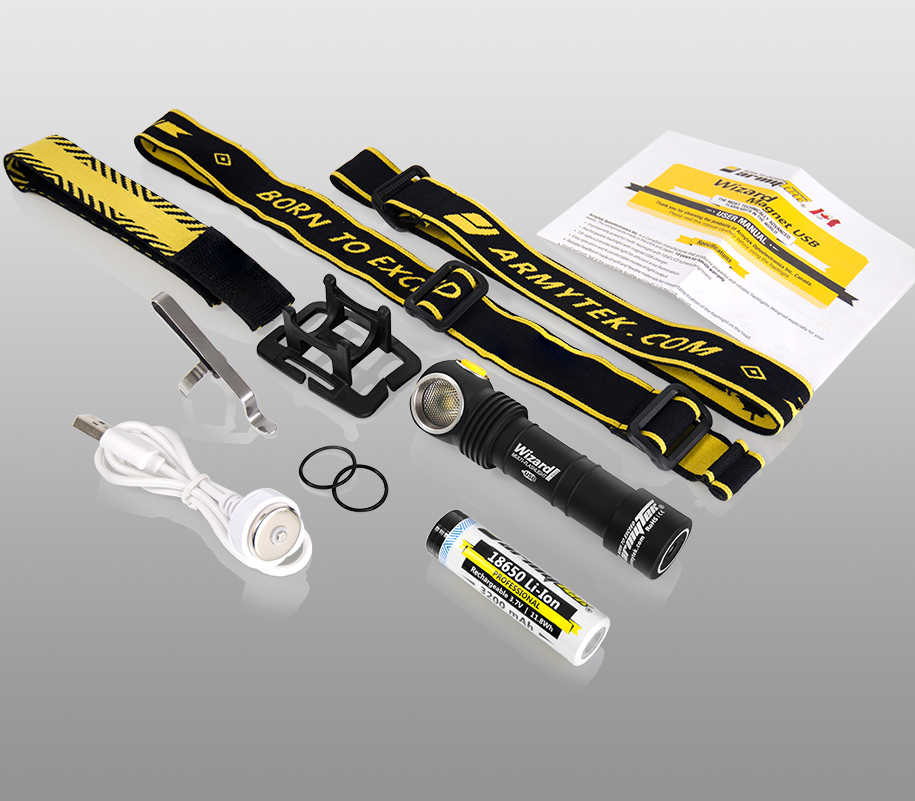 картинка Налобный фонарь ARMYTEK WIZARD Pro Magnet USB XHP50 ТЕПЛЫЙ