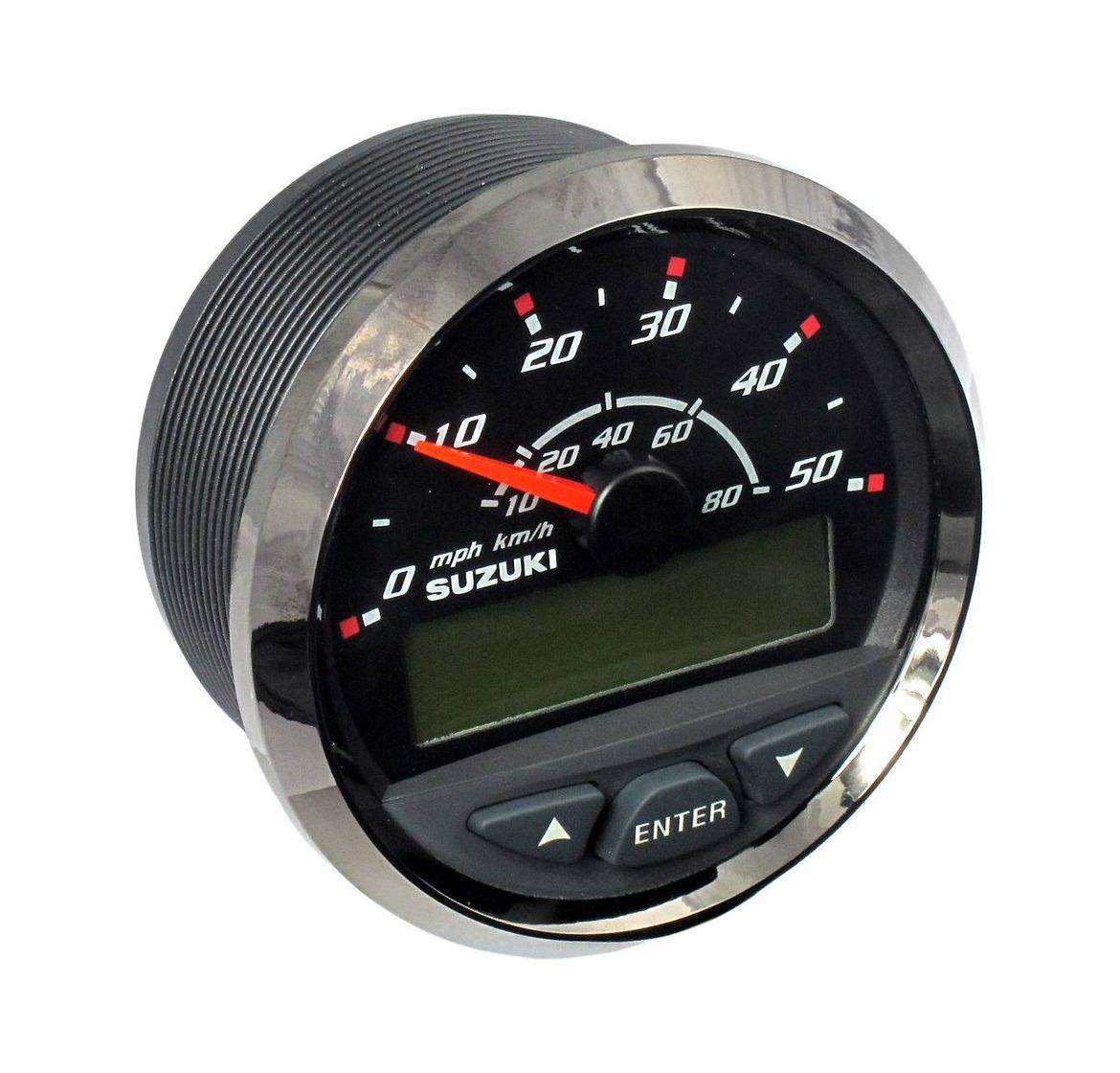 картинка Спидометр Suzuki DF300, 80 км/ч, черный