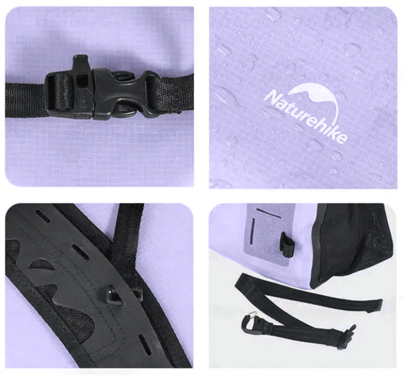 картинка Рюкзак туристический Naturehike 18 л, ПВХ, фиолетовый