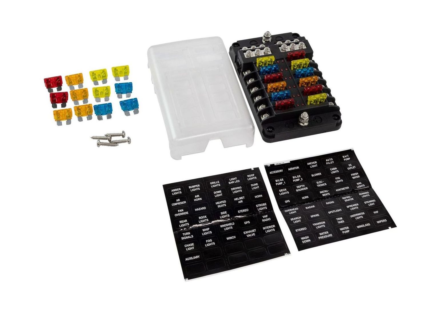 картинка Блок на 12 предохранителей, Marine Rocket