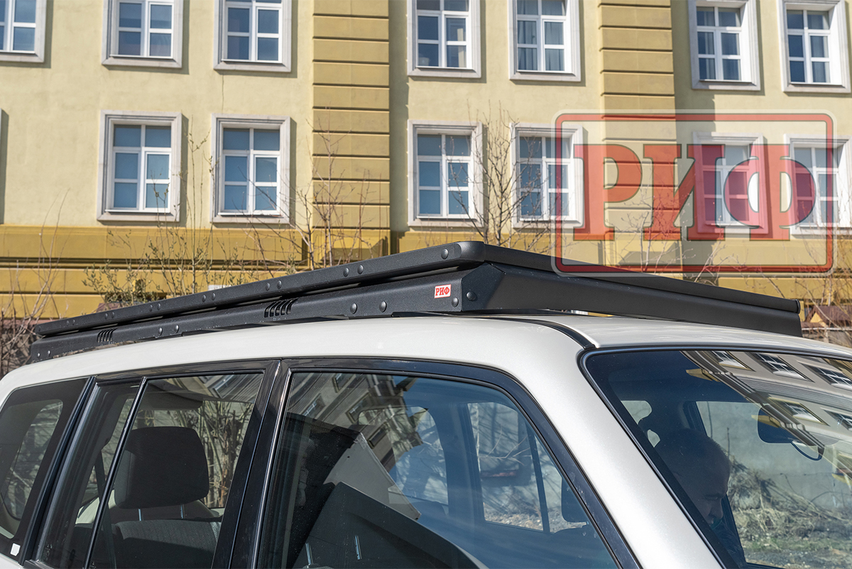 картинка Багажник экспедиционный Mitsubishi Pajero IV 1150x2080 ммплатформа алюминиевый РИФ