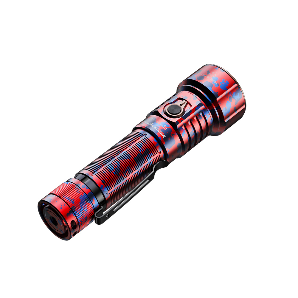 Фонарь Fenix LD36R красный камуфляж RGB с диффузором