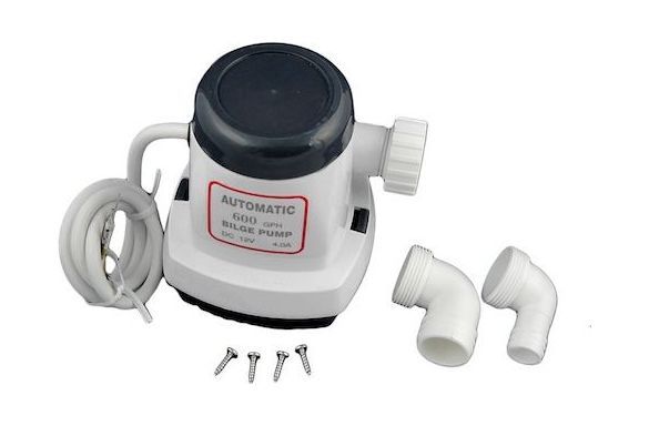 картинка Помпа осушительная, 12 В, 600GPH (2271 л/ч), автоматическая