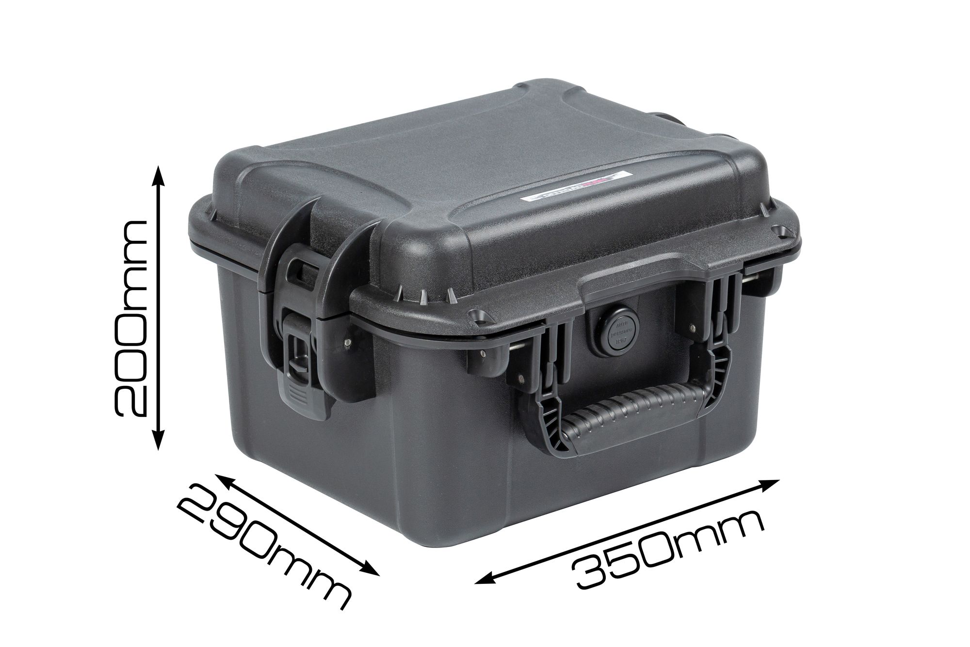 Кейс OffRoadTeam Element EL613075 ЧЕРНЫЙ, внутри 272*220*197мм, IP65