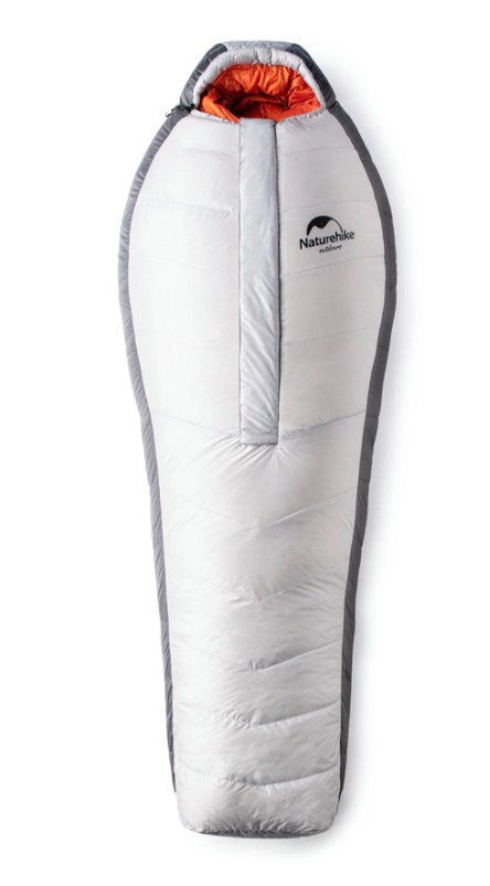 картинка Мешок спальный Naturehike Arctic-17, 200х75 см, (правый) (ТК: -17C), серебристый