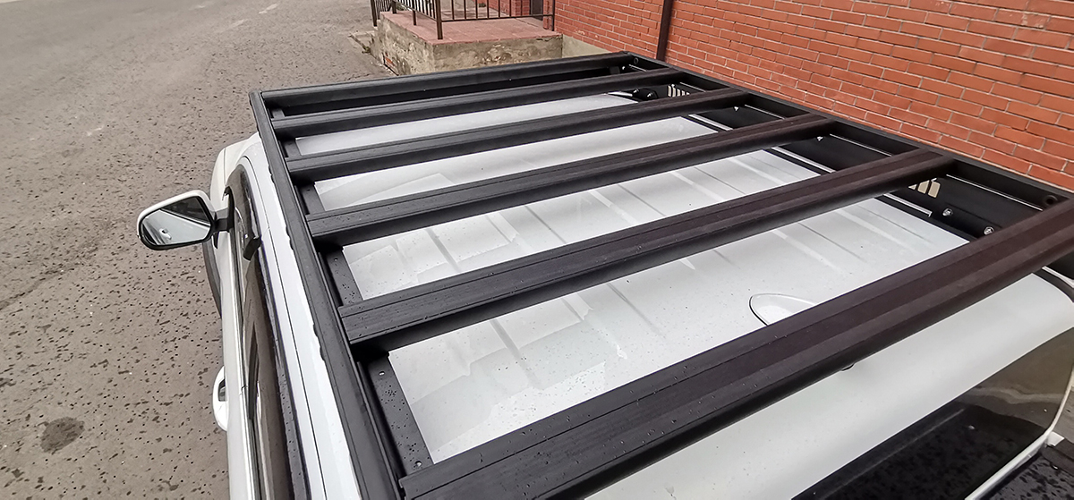 картинка Багажник алюминиевый РИФ 1250x1420 мм Great Wall Poer (с крепежом)