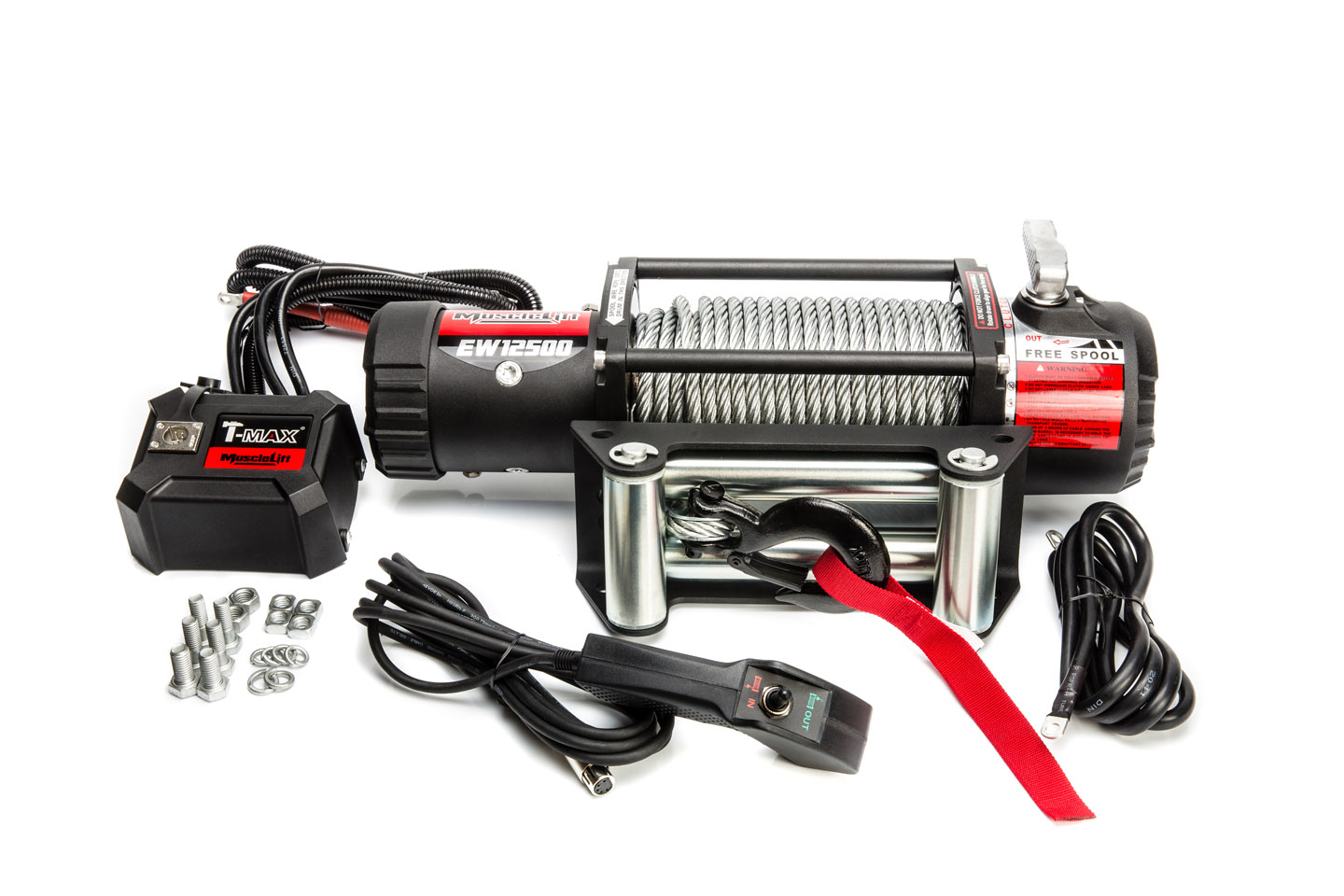 картинка Лебедка T-Max EW-12500 MuscleLift 12В сталь