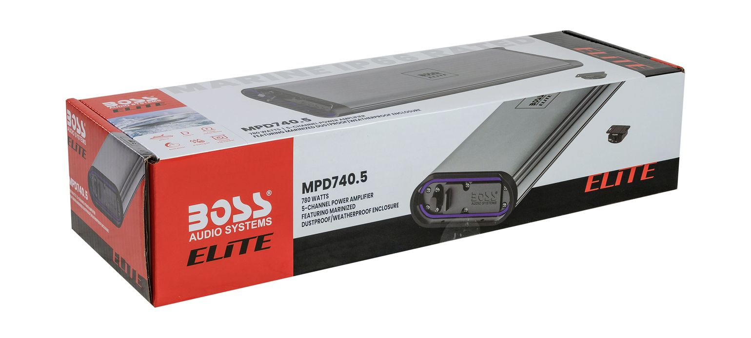 Морской усилитель BOSS MPD740.5, (5 каналов, 740W)