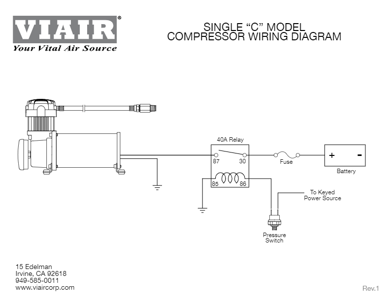 картинка Компрессор автомобильный стационарный 12V VIAIR 400C