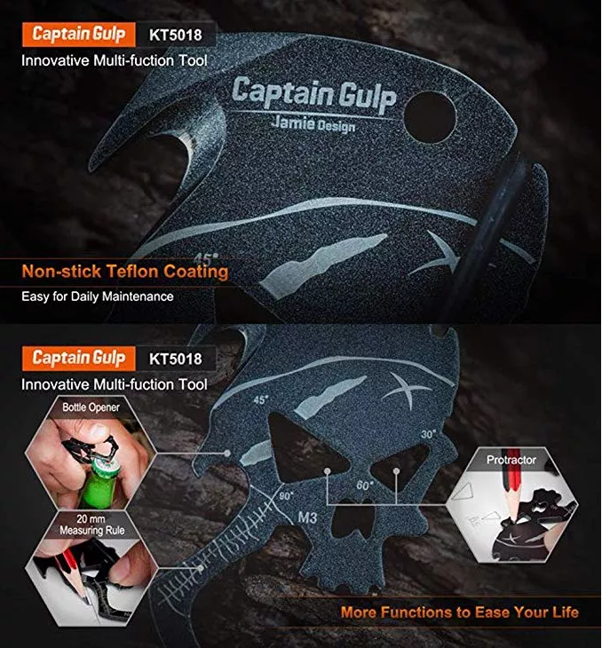 картинка Брелок мультитул NexTool Captain Gulp KT5018