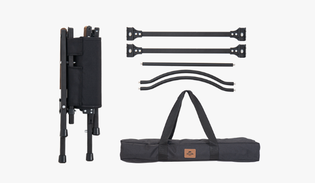 картинка Кресло туристическое Naturehike, складное бежевое, нагрузка до 120 кг