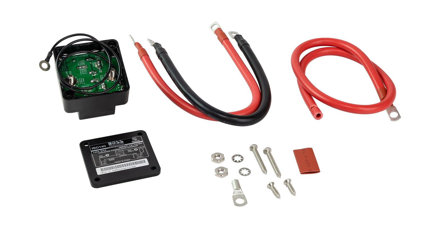 картинка Реле зарядное ISO140 для 2-го АКБ, 140А, BOSS