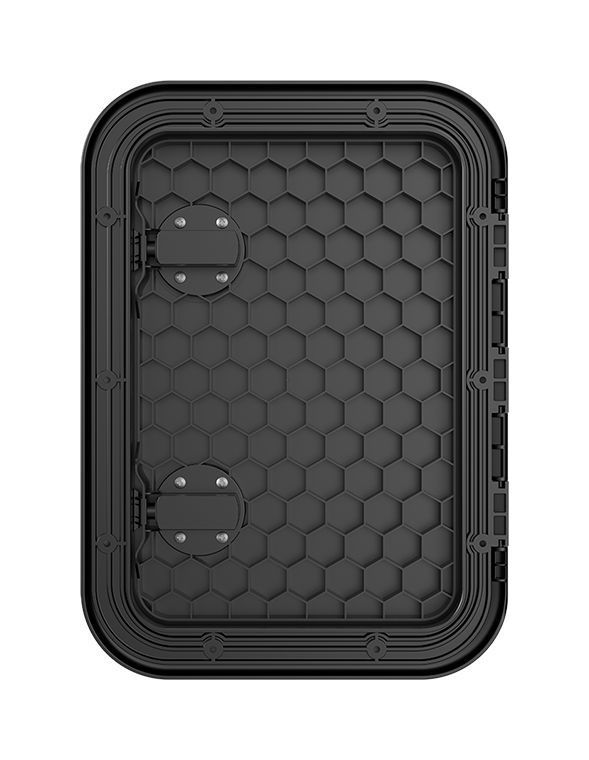 картинка Люк смотровой черный, SeaFlo, 315 х 440 мм