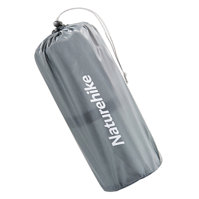 картинка Коврик надувной Naturehike 183х58х12 см, овальный, серебристый карбон