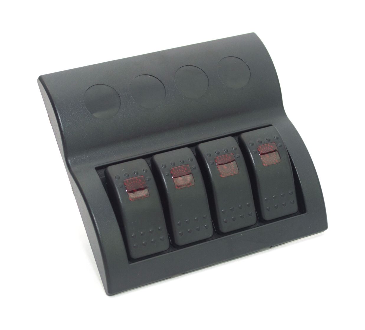 картинка Панель бортового питания 4 переключателя, автоматы