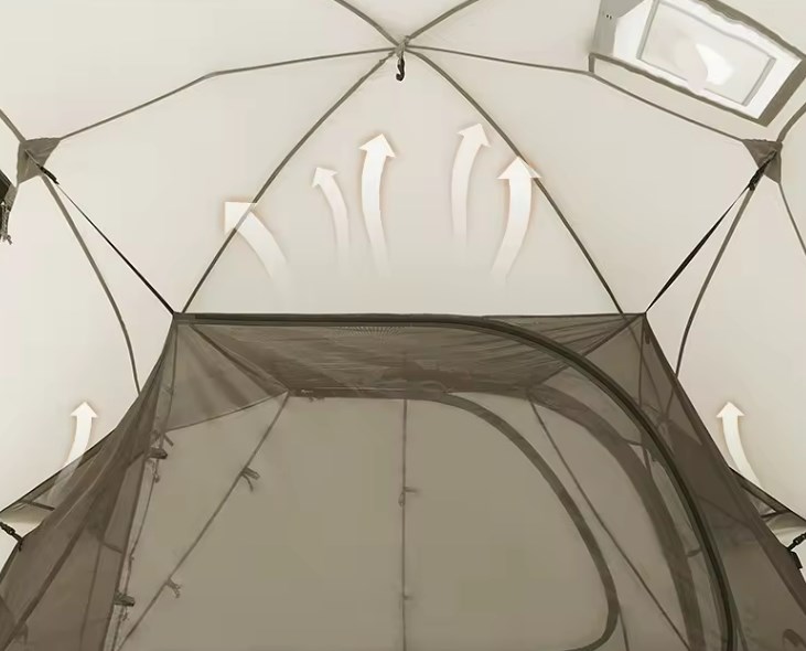 картинка Палатка Naturehike SHAN DI, 2-местная, коричневая