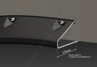 картинка Расширители колесных арок (вынос 10 мм) Renault Logan 2010—2013