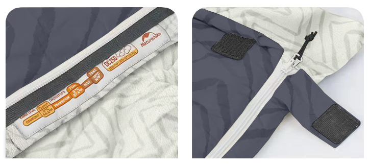 картинка Мешок спальный Naturehike Shanmi, 210х80см, (ТК: +13C), (правый), синий