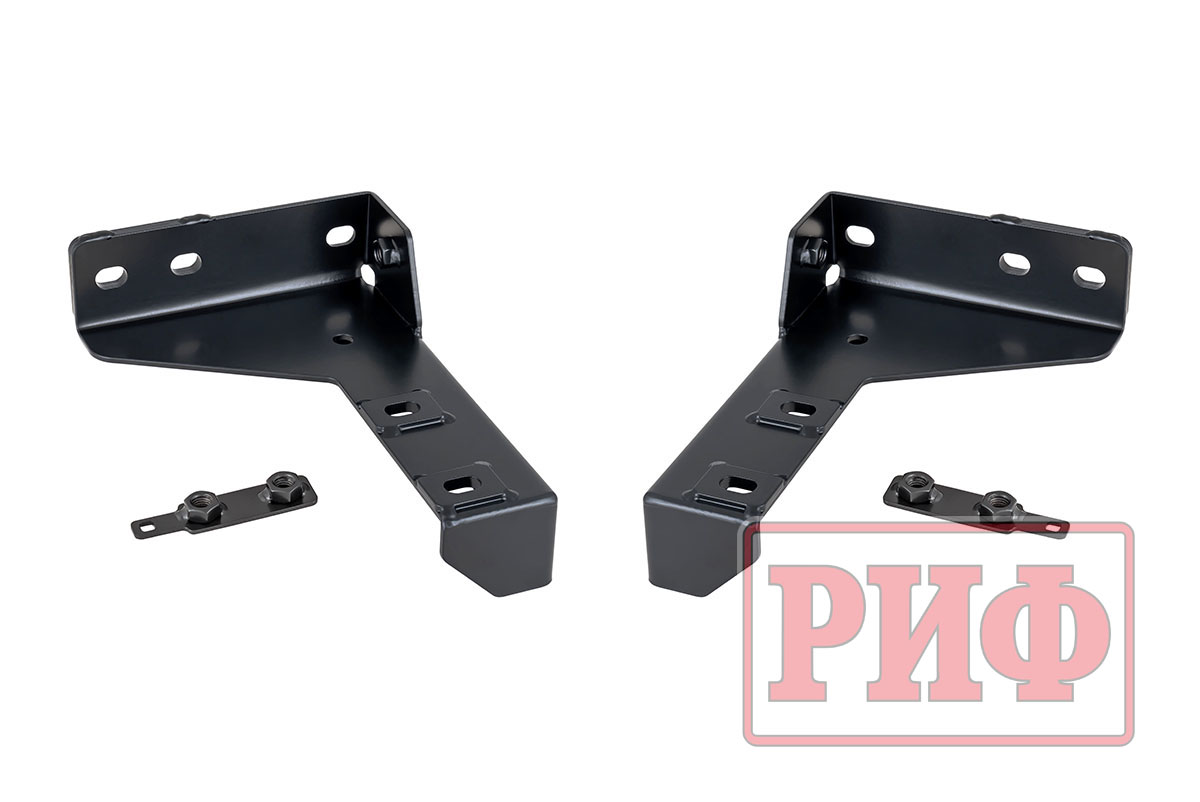 картинка Бампер задний РИФ УАЗ Буханка с фонарями, возможностью установки фаркопа, стандарт