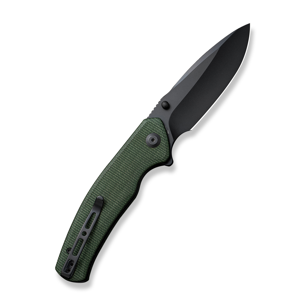 картинка Складной нож SENCUT Slashkin D2 Steel Black Handle Green Canvas Micarta