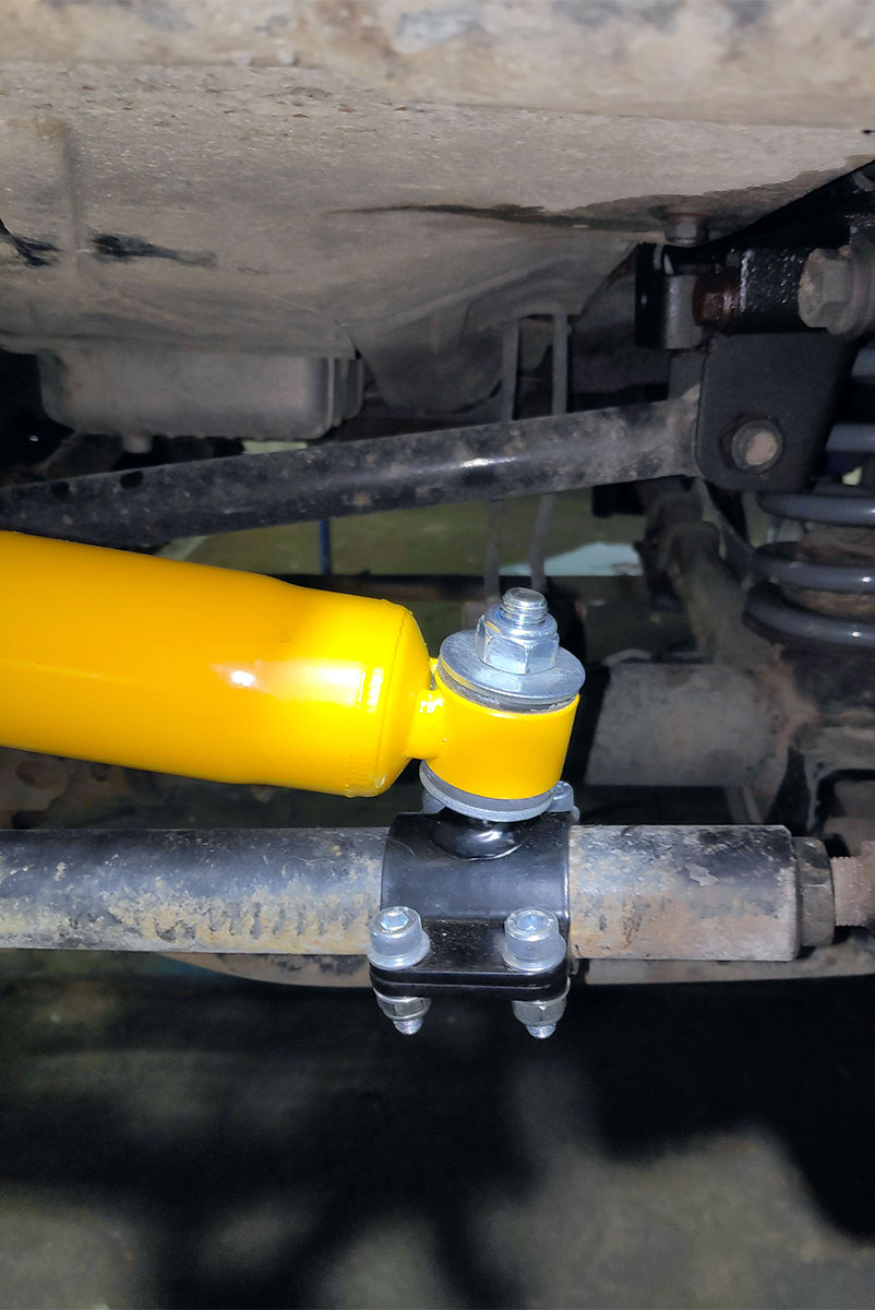 картинка Демпфер рулевой РИФ с кронштейнами УАЗ Патриот 2019+