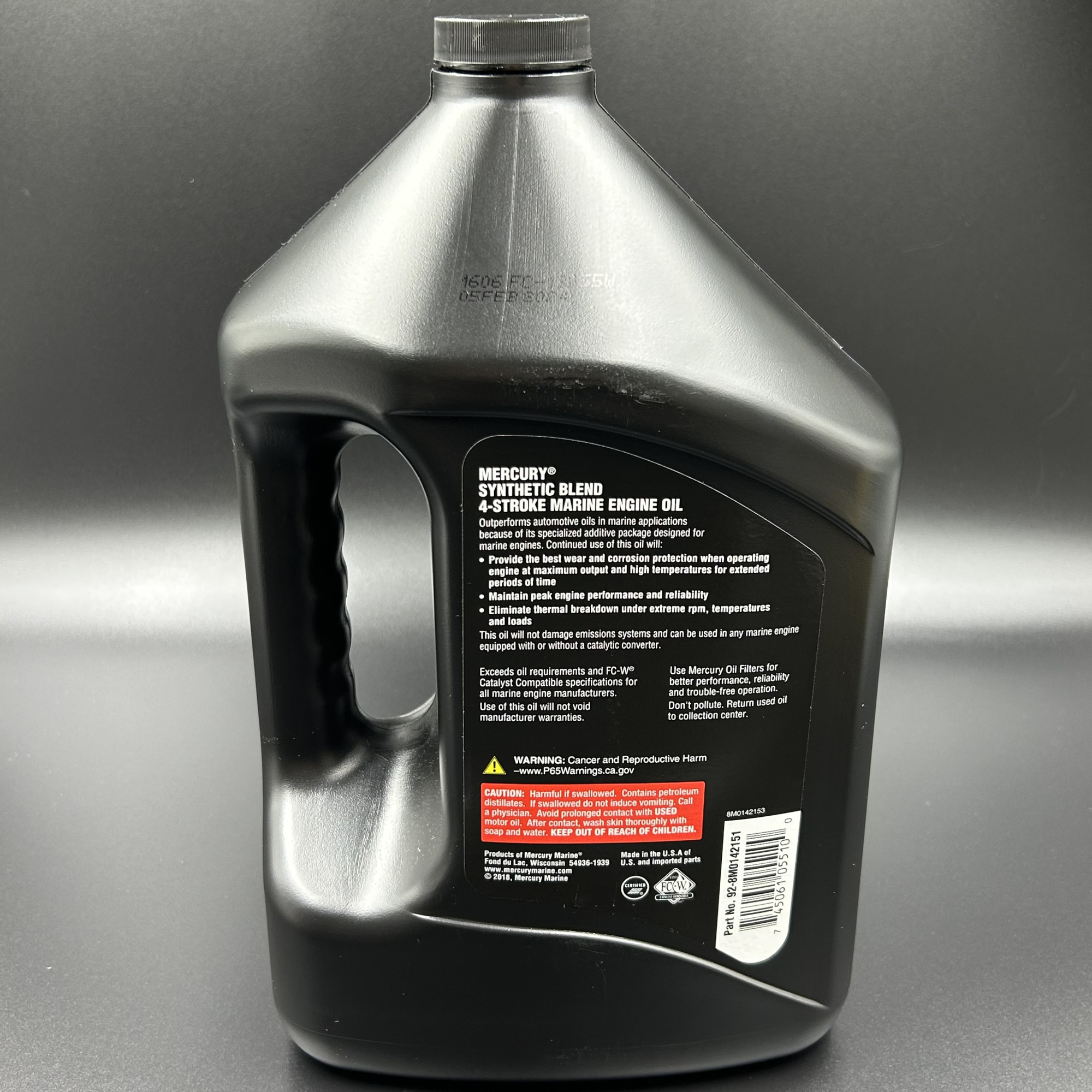 картинка Масло 4-х такт. 10W30 SYNTHETIC BLEND, MERCURY, 3,78 л