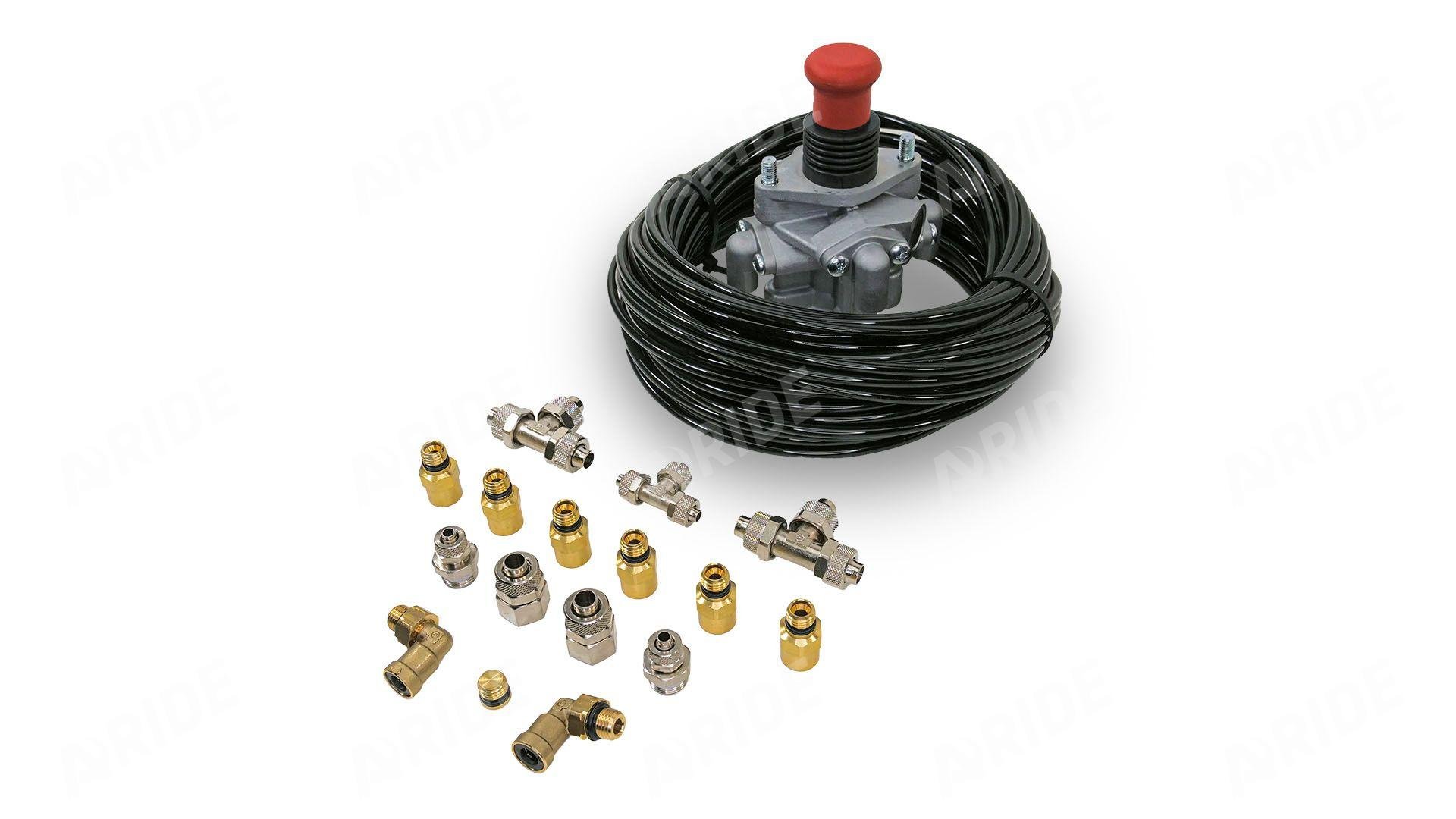 картинка Система управления механизмом подъема оси полуприцепа