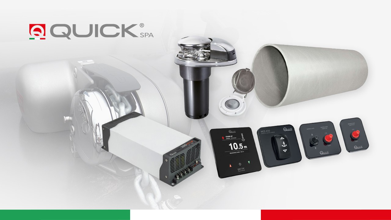 картинка Якорные системы Quick: мощное поступление из Италии