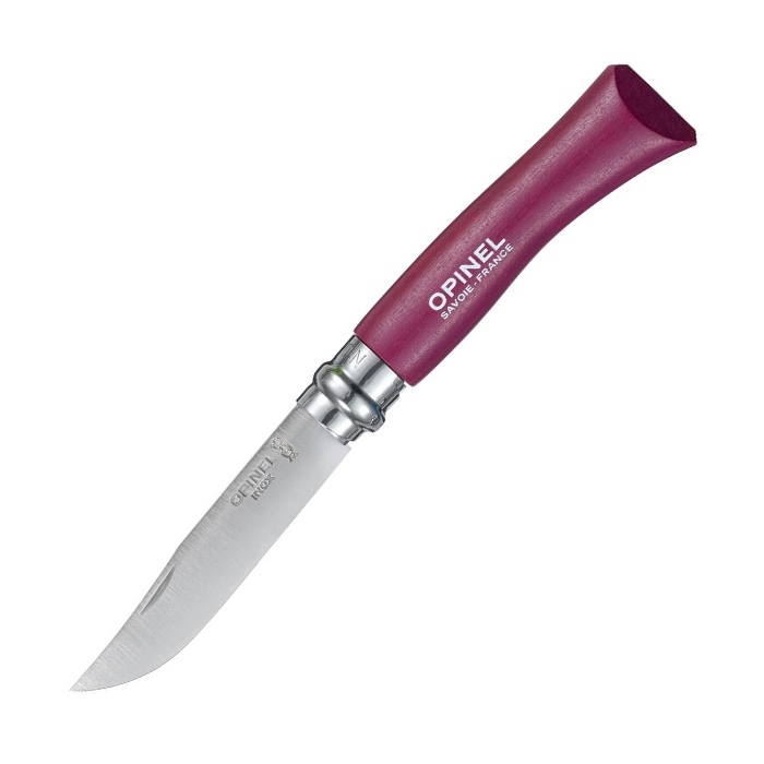 картинка Нож Opinel №7, нержавеющая сталь, фиолетовый, 001427