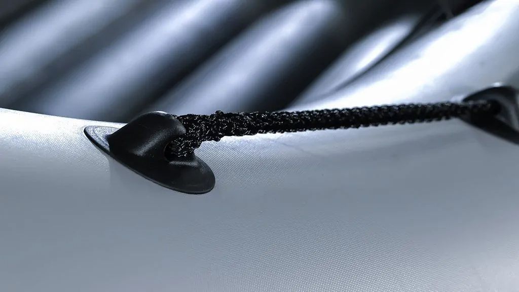 картинка Надувная лодка ПВХ, RiverBoats RB 340 НДНД, черно-серый