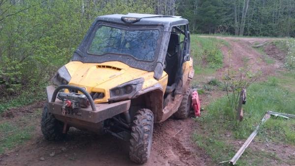 картинка Бампер для квадроцикла Can-Am Commander "Warn", передний