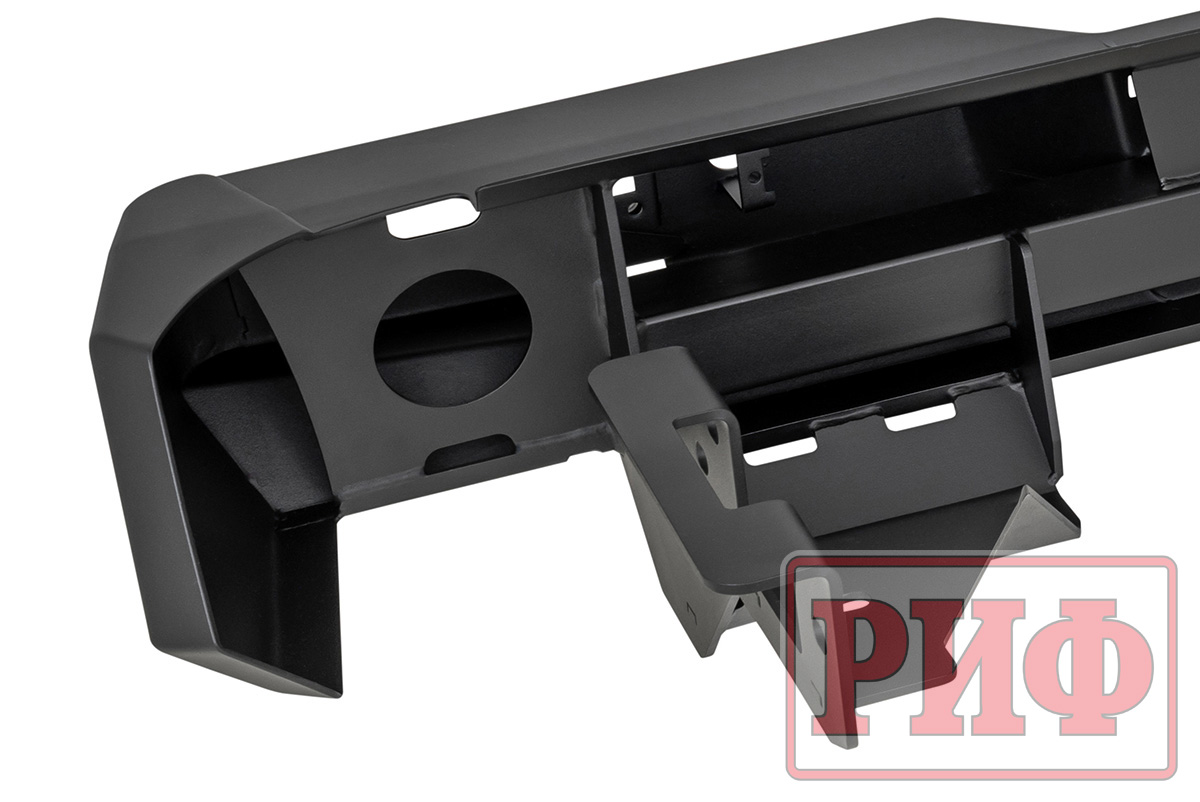 картинка Бампер задний Changan Hunter Plus с квадратом и фонарями РИФ силовой