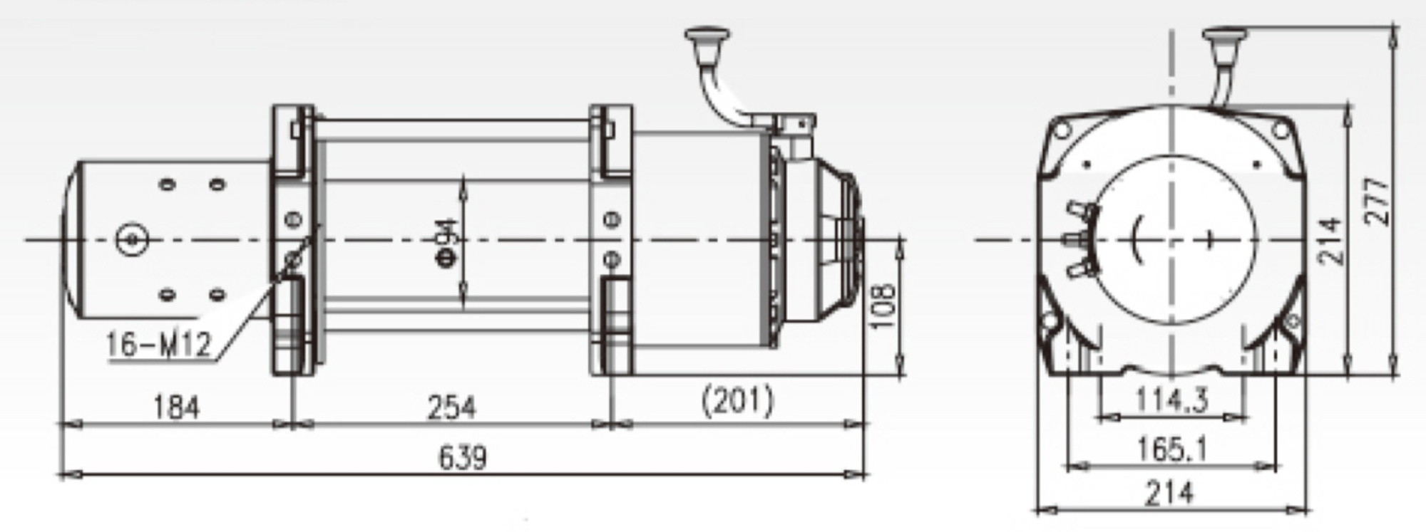 картинка Лебедка T-MAX EW-18500 24В Firework Series синтетика