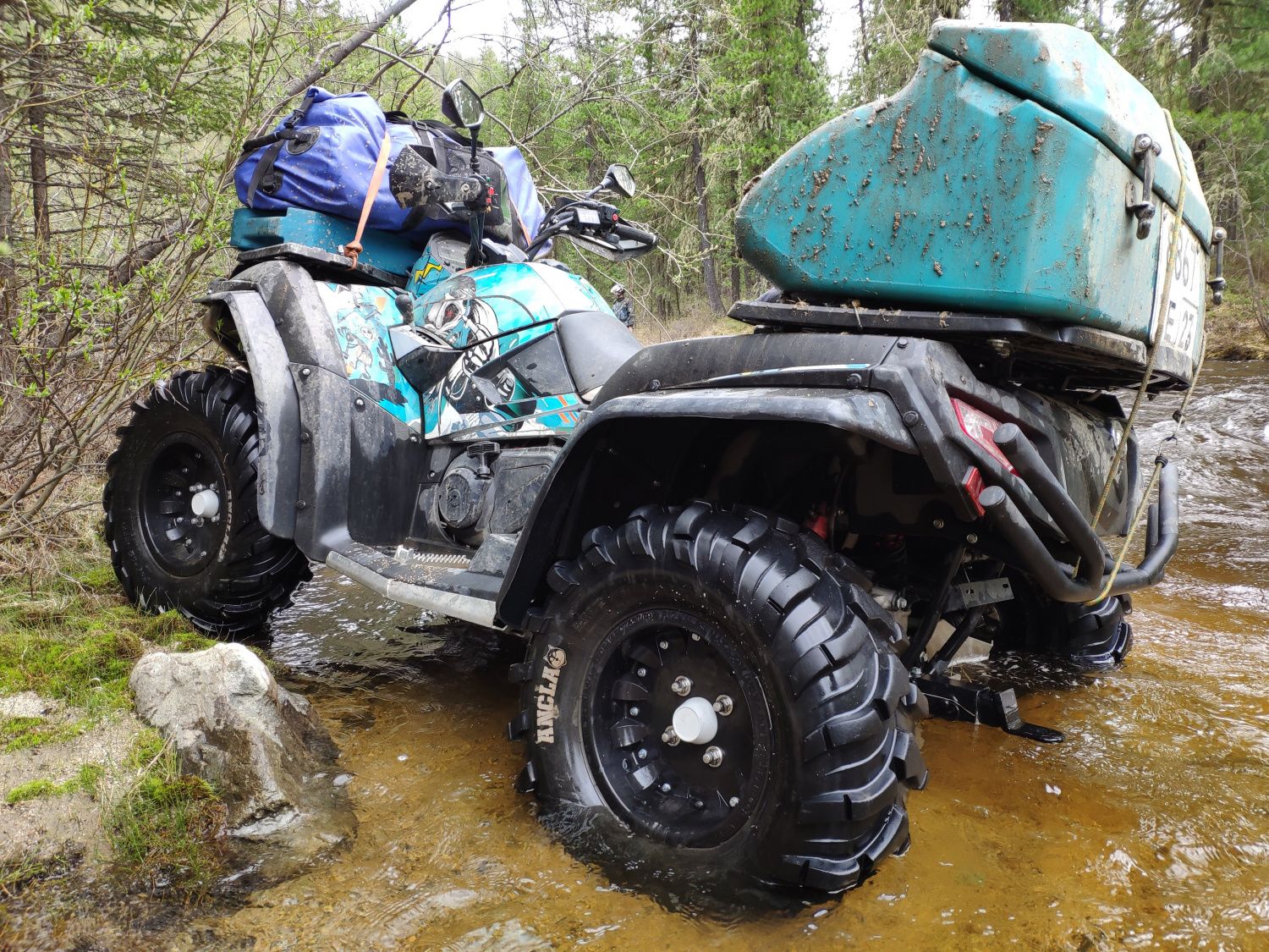 картинка Пластиковый диск с двойным бедлоком 4x110 для квадроцикла