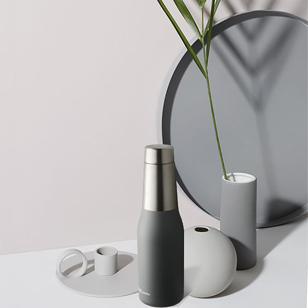 картинка Термобутылка OASIS, 600 мл, серая