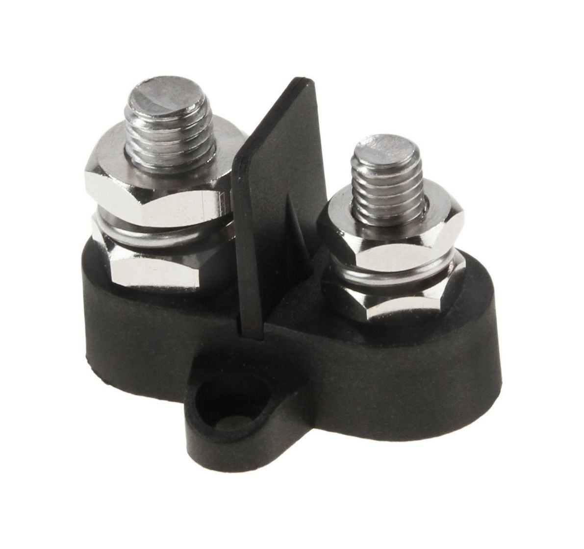 картинка Клемма-штифт двойная с перегородкой, M8M10, черная