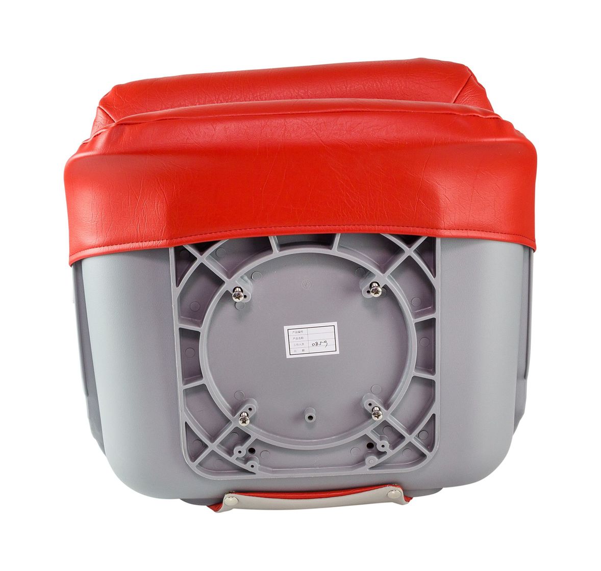 картинка Кресло складное мягкое SKIPPER, цвет серый/красный