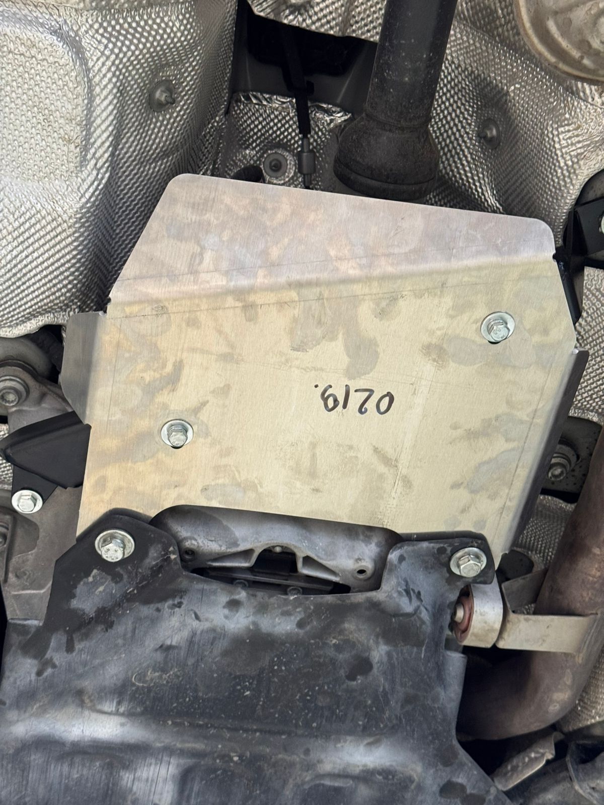 Защита РК Audi Q5 (2025-) (Алюминий 4мм) 02.19ABC