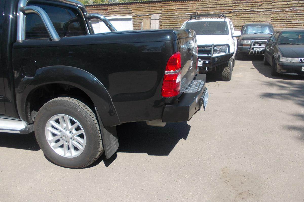 картинка Бампер задний KDT силовой Light для Toyota Hilux