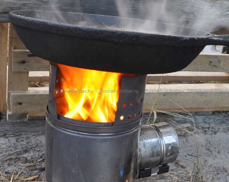 картинка Турбо-печка PoshehonStar из нержавейки PS1500T 1.5л