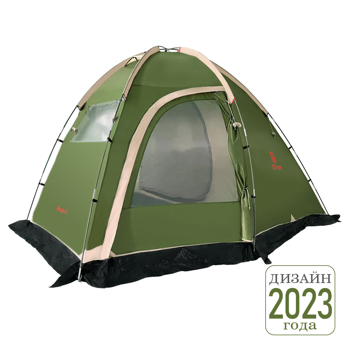 картинка Палатка BTrace DOME 4 Кемпинг 2-х слойная, 4-х местная
