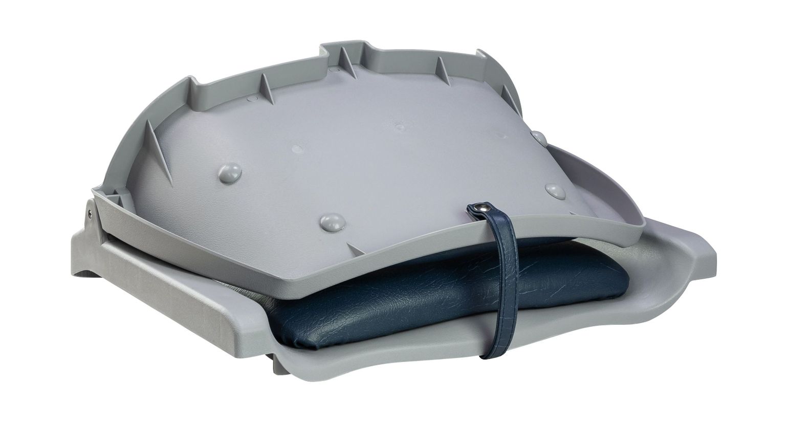 картинка Кресло складное мягкое TRAVELER, цвет серый/синий