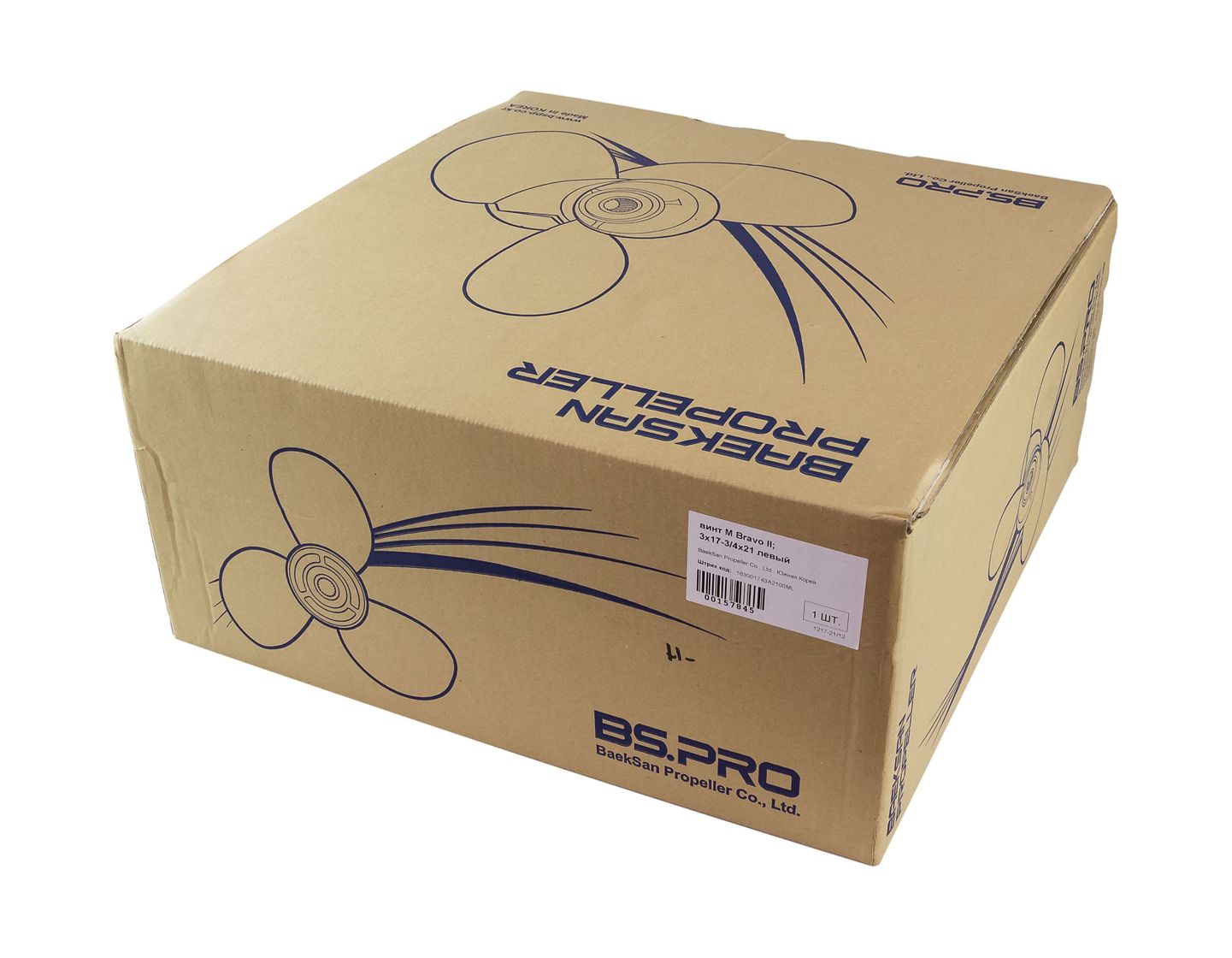 картинка Винт гребной Mercruiser Bravo 2; 3x17-3/4x21 левый, Baeksan