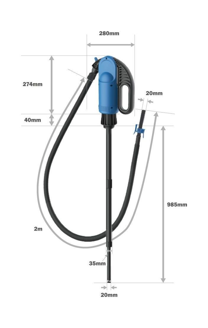 Насос для перекачки топлива ручной, Dukshin