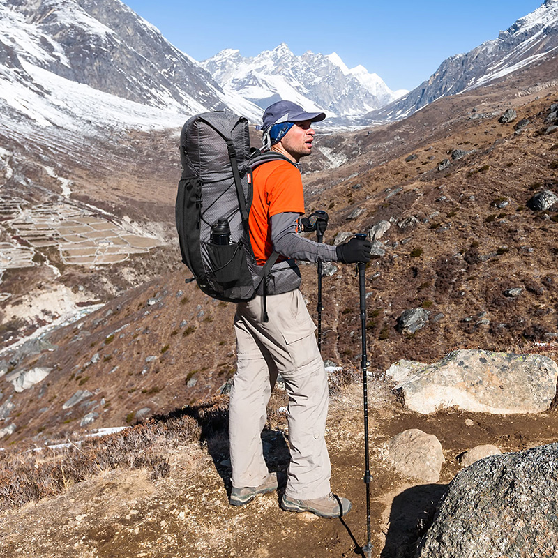 Рюкзак туристический Naturehike 60+5 л, черный