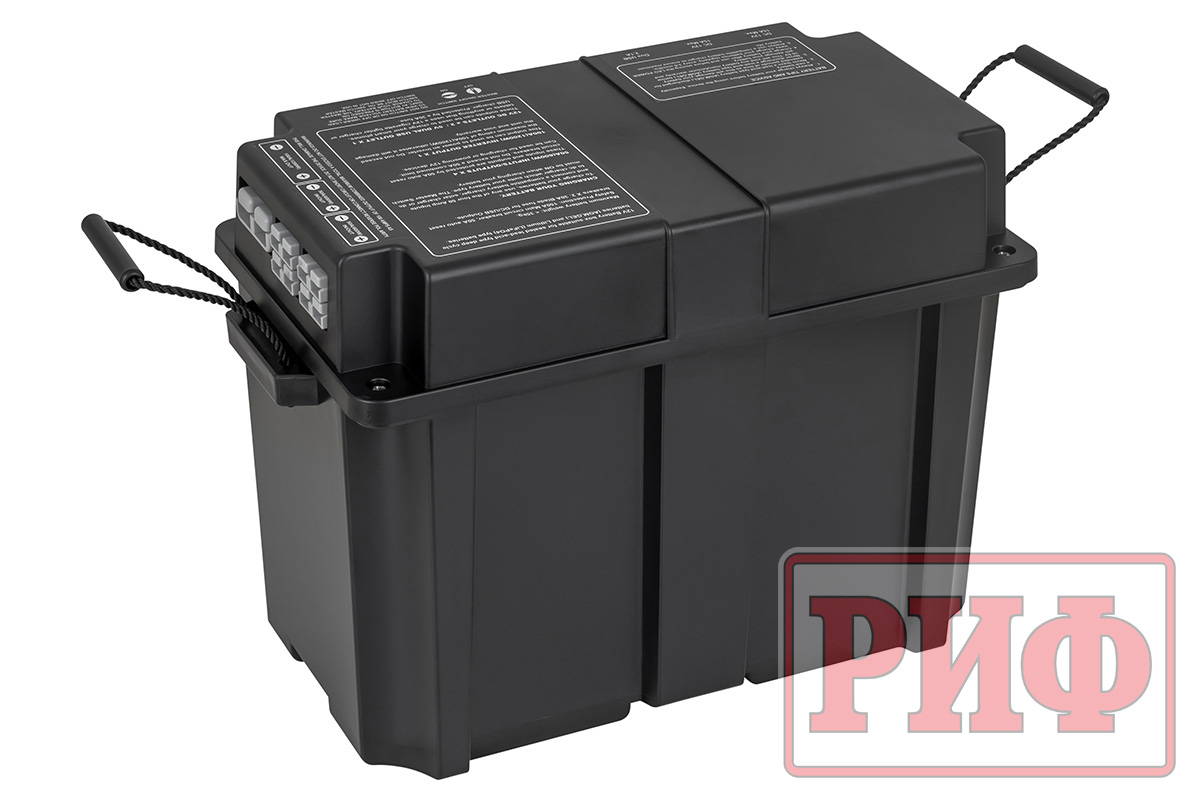 картинка Бокс аккумуляторный 2xUSB, 2x12В, вольтметр с индикацией 420х250х330