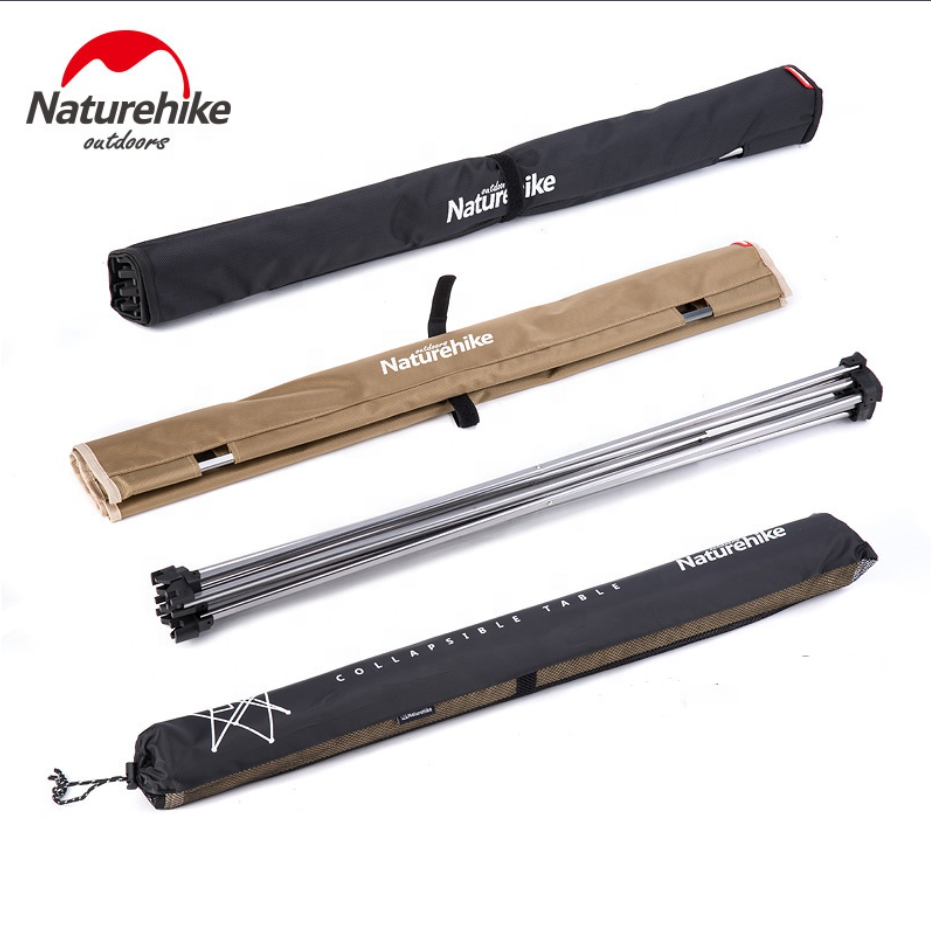 картинка Стол туристический Naturehike алюминиевый, 75х50х52 см, складной, бежевый