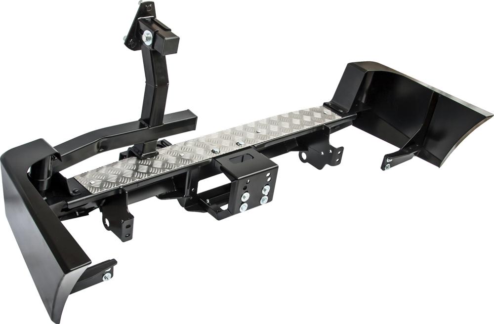 картинка Бампер задний РИФ УАЗ Патриот с площадкой под лебедку и калиткой стандарт