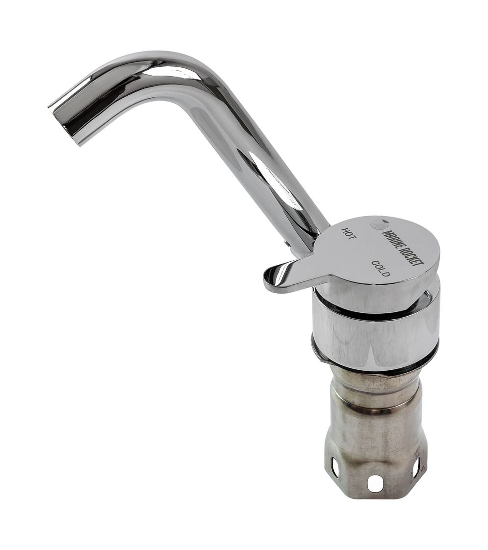 картинка Кран складной, горячая и холодная вода, Marine Rocket